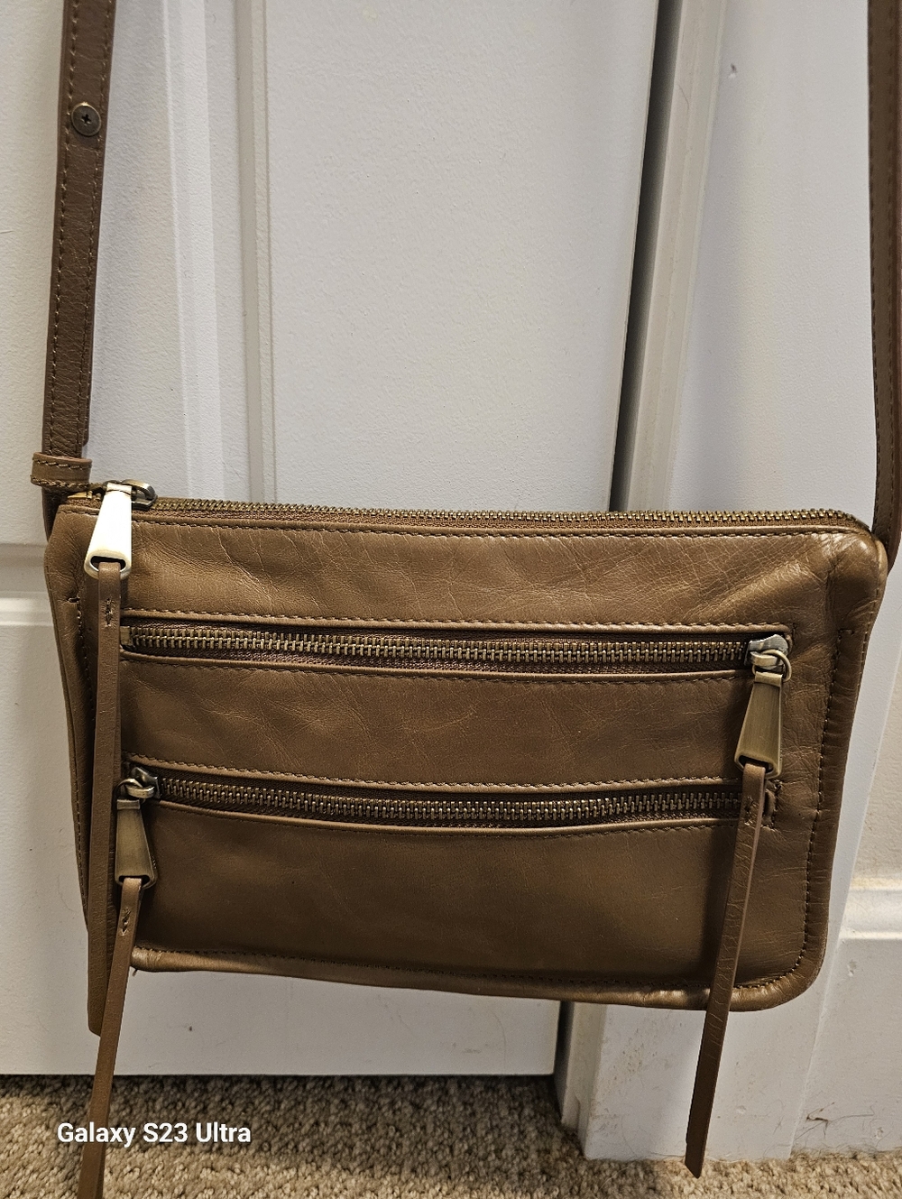 Hobo Brown Crossbody Bag